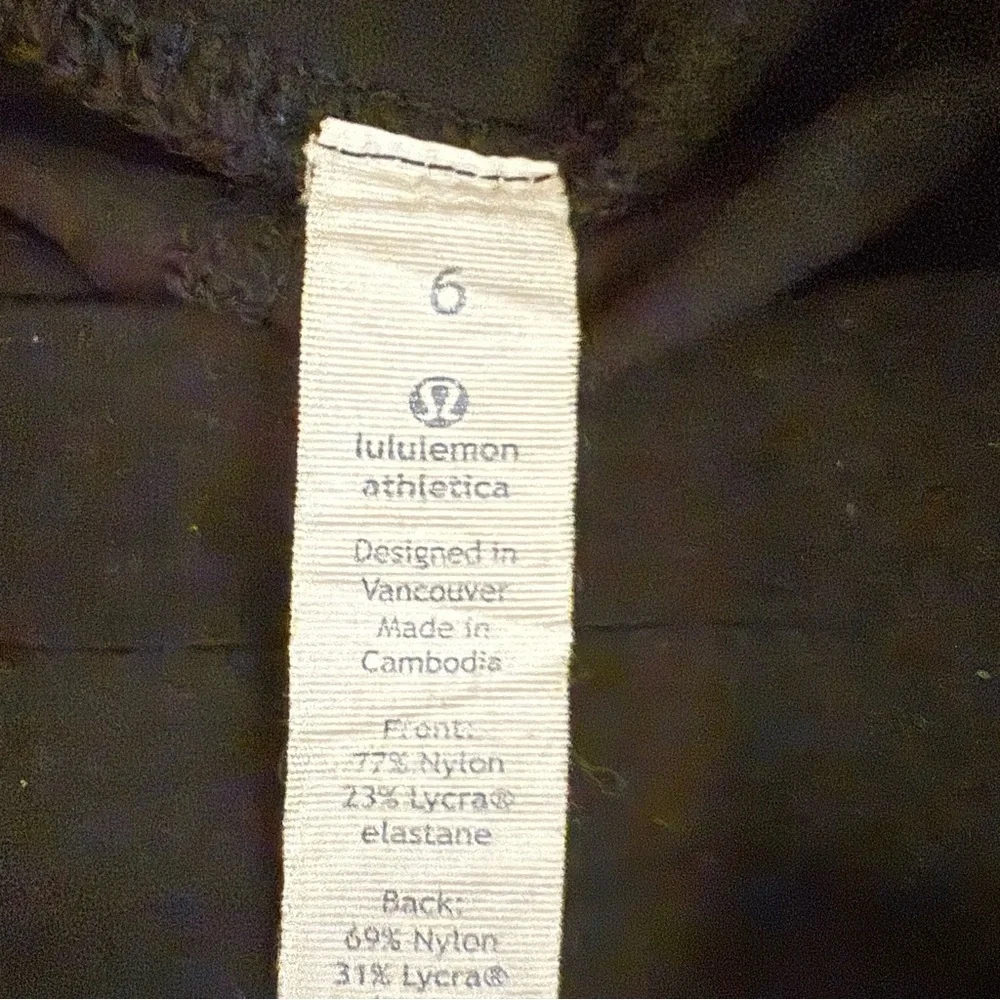 lululemon athletica pocket zip